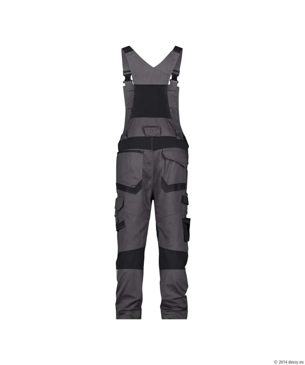 TRONIX Next Bretelbroek met Stretch PLUS Antracietgrijs/Zwart