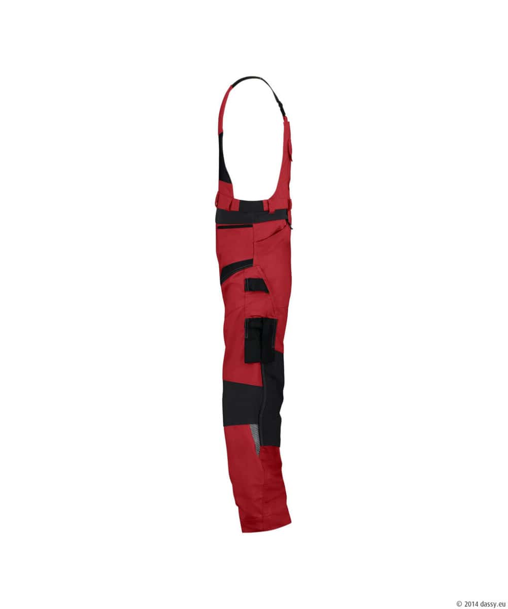 TRONIX Next Bretelbroek met Stretch PLUS Rood/Zwart