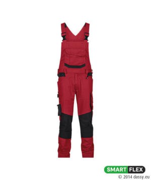 TRONIX Next Bretelbroek met Stretch Rood/Zwart