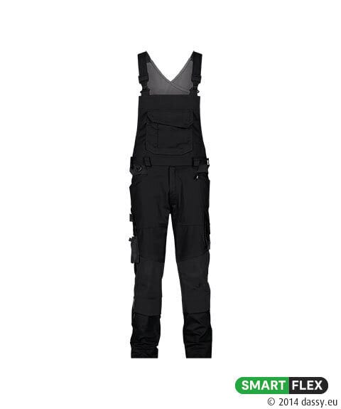TRONIX Next Bretelbroek met Stretch Zwart COPY