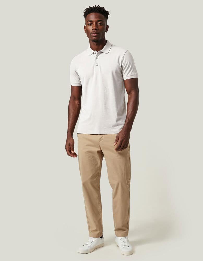 UM Polo Regular Fit Unisex Wit