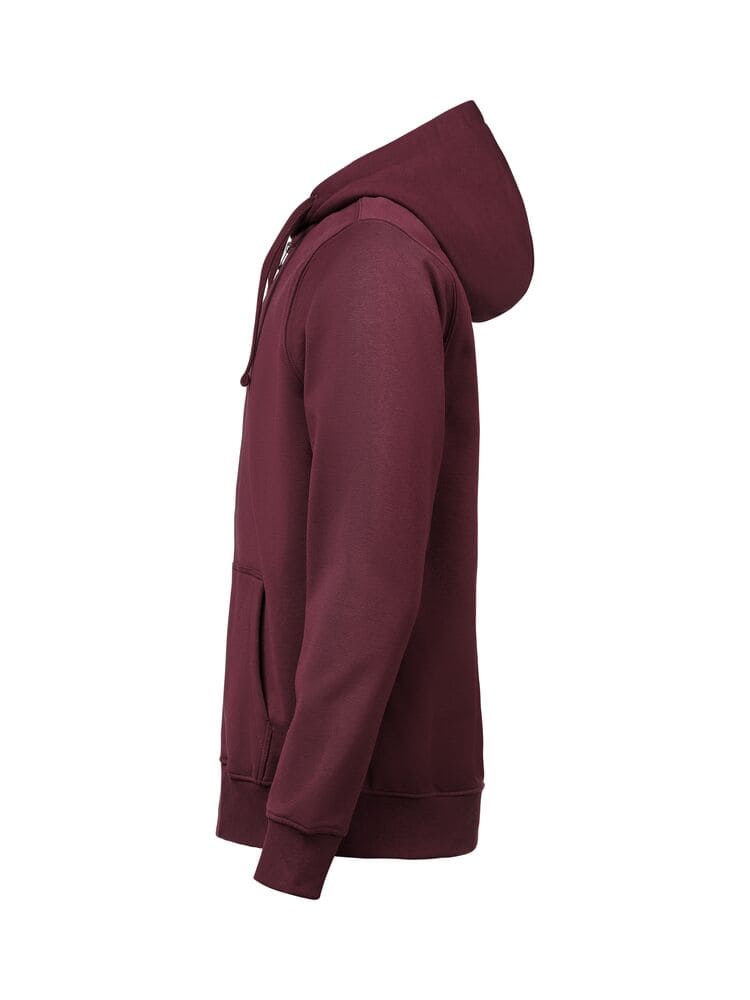 UM Sweater met Volledige Rits Regular Fit Unisex Prune