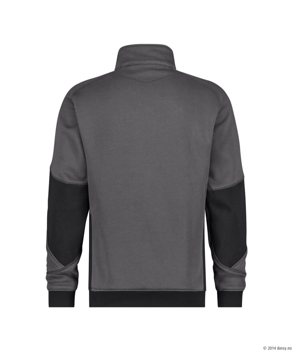 VELOX Next Sweater Antracietgrijs/Zwart