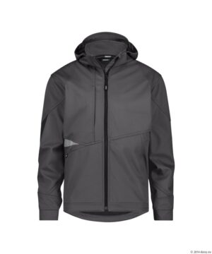 GRAVITY Next Softshell Antracietgrijs/Zwart