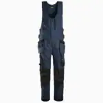 6014 Canvas Stretch One-Piece Werkbroek met Holsterzakken Navy/Zwart