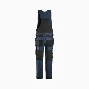 6014 Canvas Stretch One-Piece Werkbroek met Holsterzakken Navy/Zwart