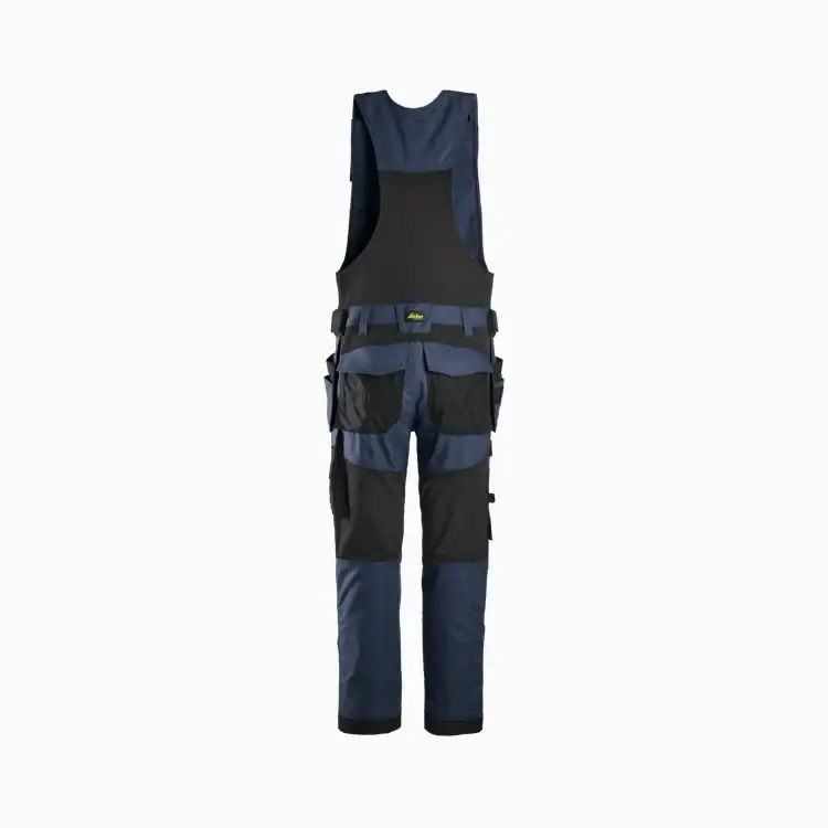 6014 Canvas Stretch One-Piece Werkbroek met Holsterzakken Navy/Zwart