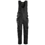 6014 Canvas Stretch One-Piece Werkbroek met Holsterzakken Zwart