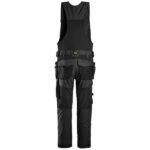 6014 Canvas Stretch One-Piece Werkbroek met Holsterzakken Zwart