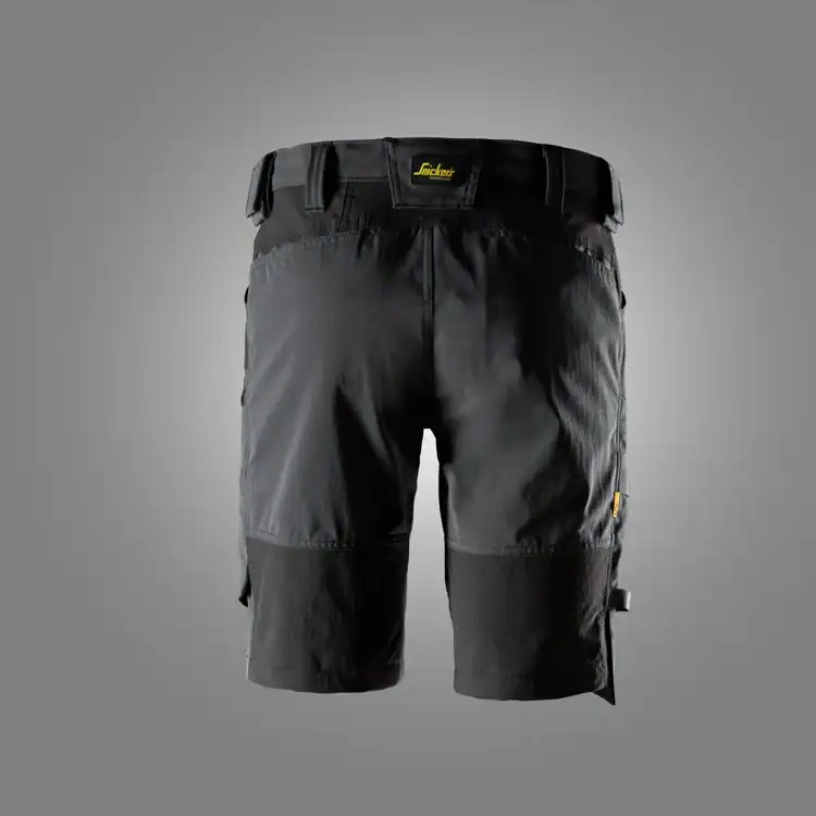 6119 Stretch Werkshort Staalgrijs