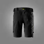 6119 Stretch Werkshort Zwart