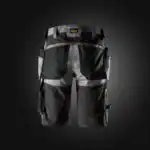 6141 Stretch Werkshort met Holsterzakken Grijs/Zwart