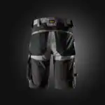 6143 Stretch Werkshort Grijs/Zwart