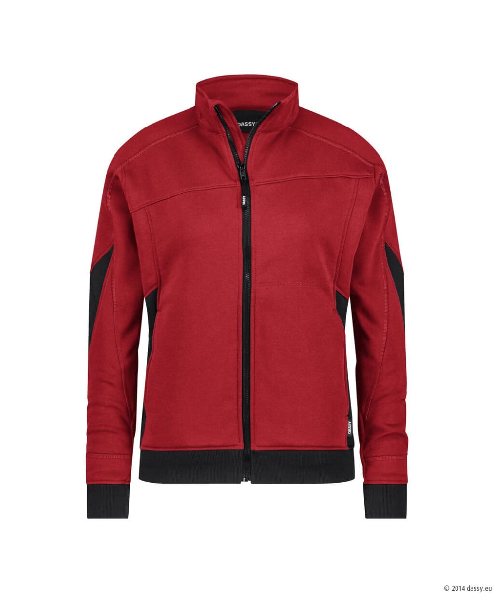 VELOX Next Sweater Dames Rood/Zwart