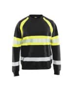 3359 Sweatshirt High Vis Zwart/Geel