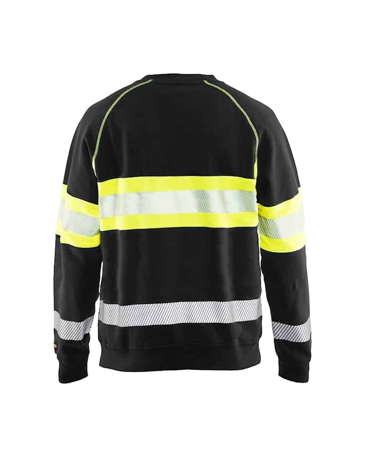 3359 Sweatshirt High Vis Zwart/Geel
