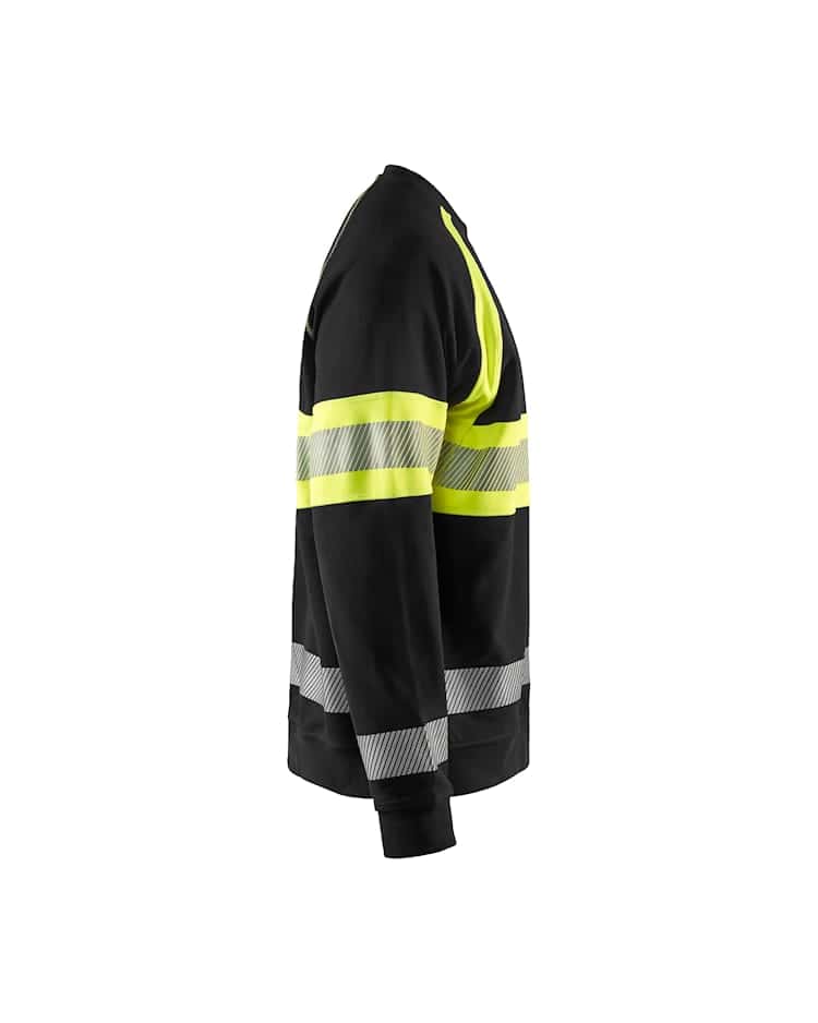 3359 Sweatshirt High Vis Zwart/Geel