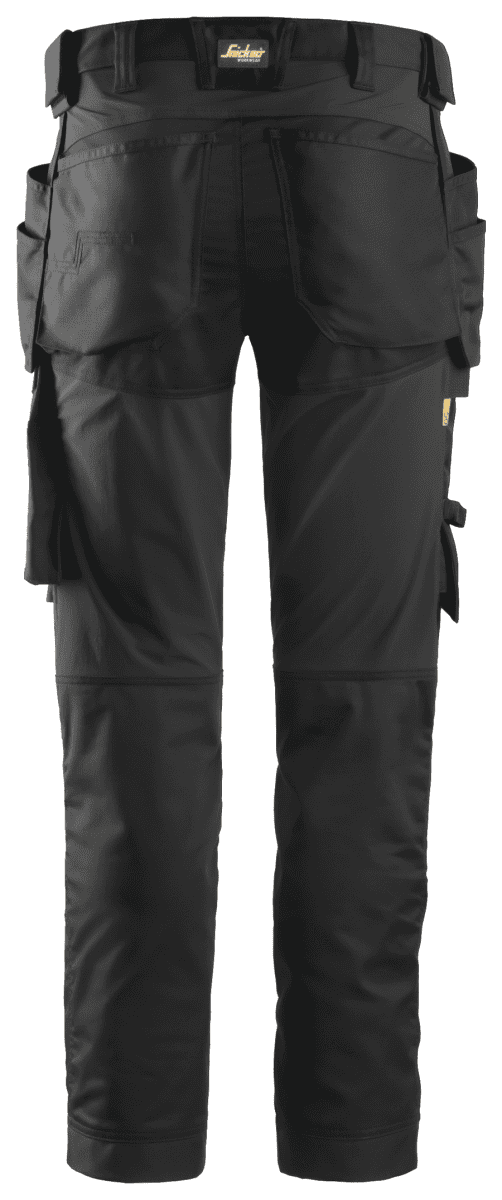 6241 Stretch Werkbroek met Holsterzakken Zwart