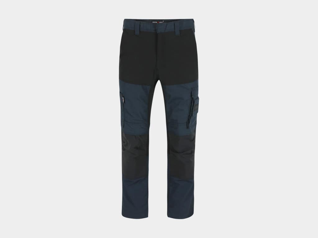 Hector Stretch Werkbroek met Kniezakken Navy/Zwart