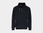 Otar Gevoerde Sweater met Lange Rits Marine