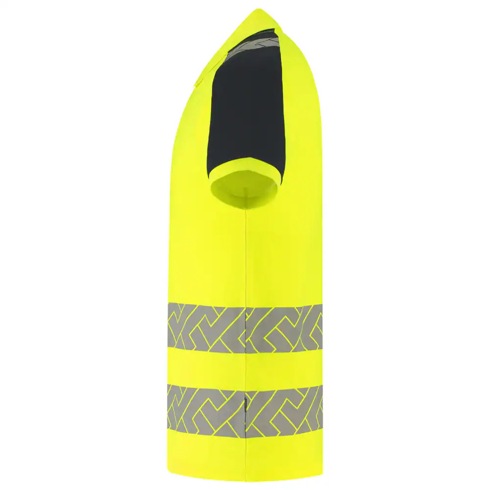 Poloshirt High-Vis Redefined Industrieel Wasbaar Fluo-Geel/Ink