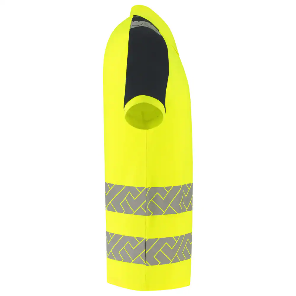 Poloshirt High-Vis Redefined Industrieel Wasbaar Fluo-Geel/Ink