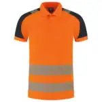 Poloshirt High-Vis Redefined Industrieel Wasbaar Fluo-Oranje/Ink