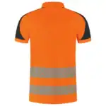 Poloshirt High-Vis Redefined Industrieel Wasbaar Fluo-Oranje/Ink