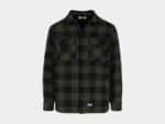 Puro Houthakkershemd Flannel Khaki/Zwart