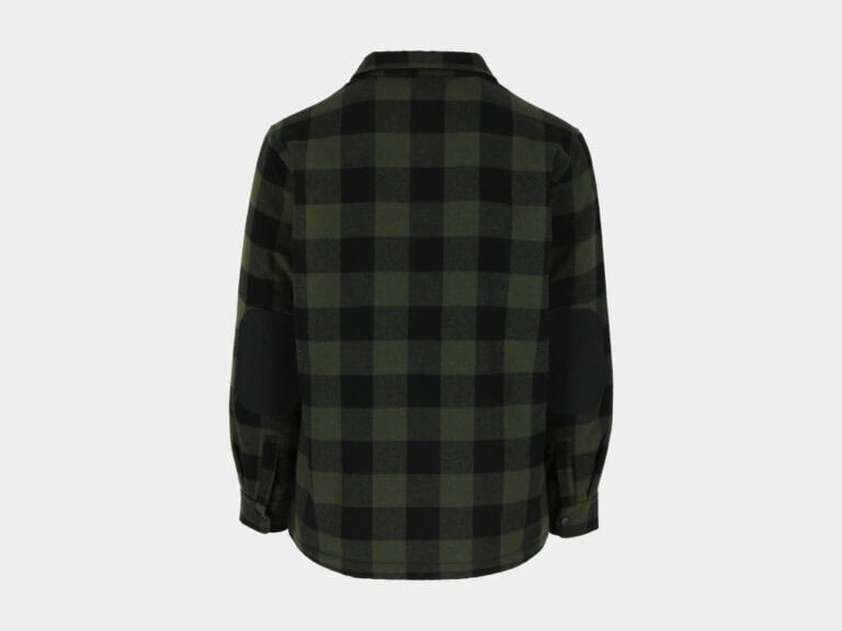 Puro Houthakkershemd Flannel Khaki/Zwart