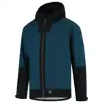 Regenjas Techshell Redefined Teal/Zwart
