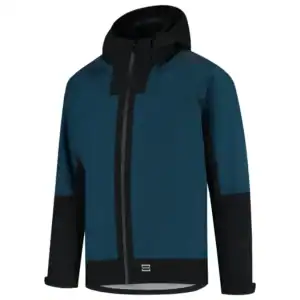 Regenjas Techshell Redefined Teal/Zwart