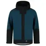 Regenjas Techshell Redefined Teal/Zwart