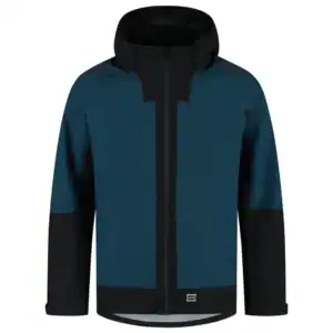 Regenjas Techshell Redefined Teal/Zwart