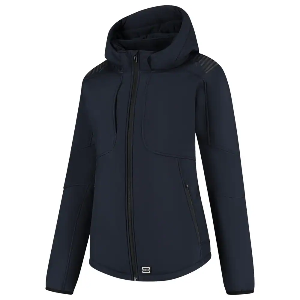 Softshell met Kap Luxe Redefined Dames Ink