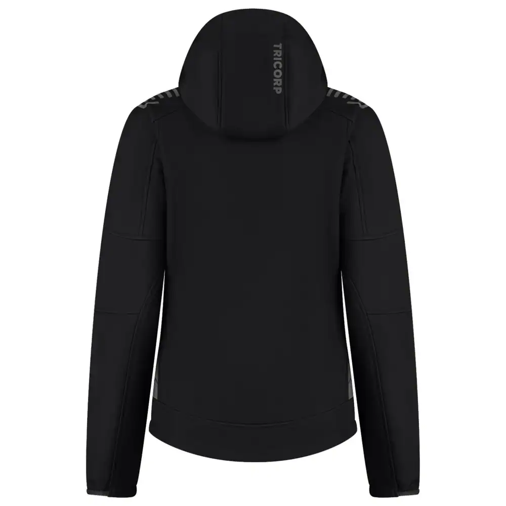 Softshell met Kap Luxe Redefined Dames Zwart
