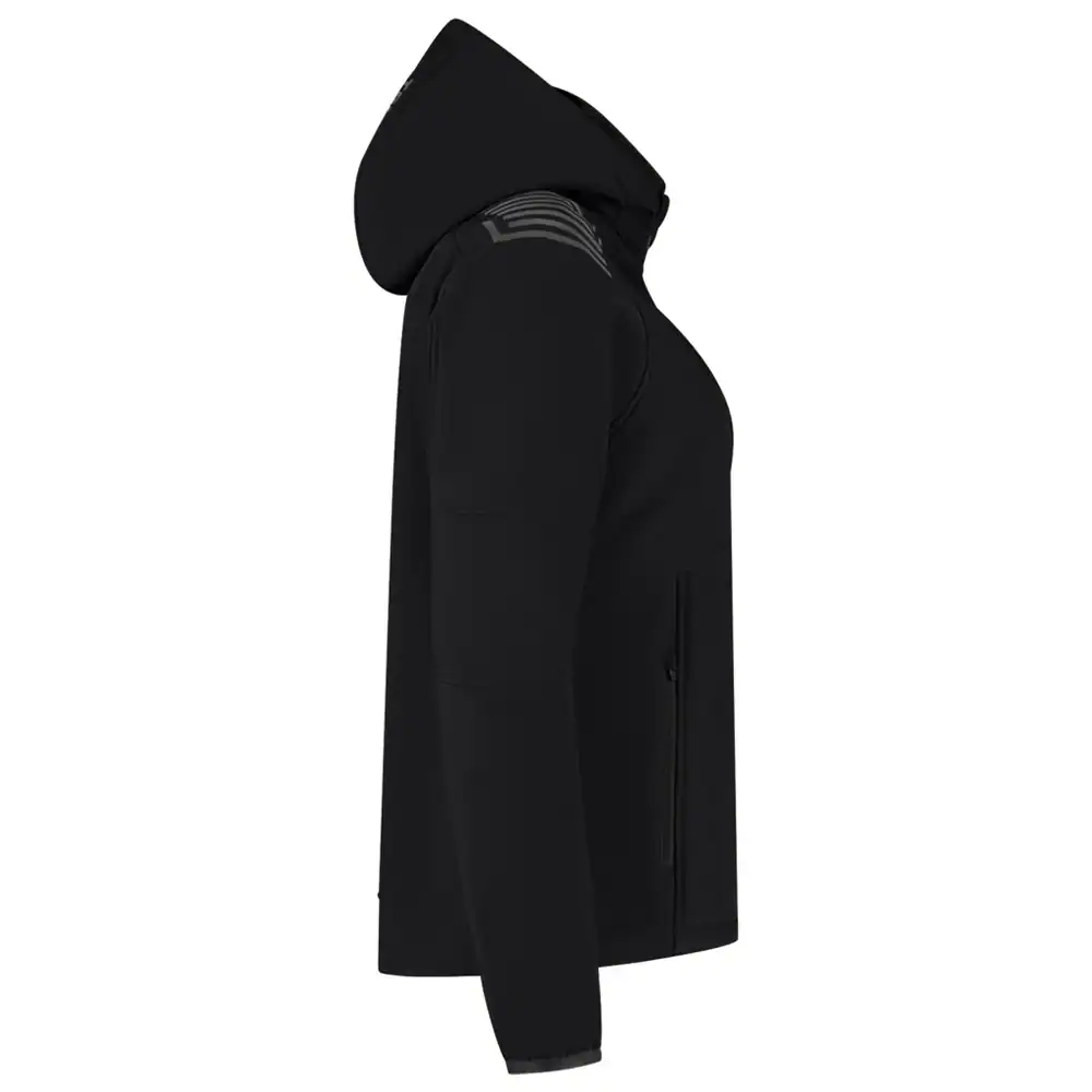Softshell met Kap Luxe Redefined Dames Zwart