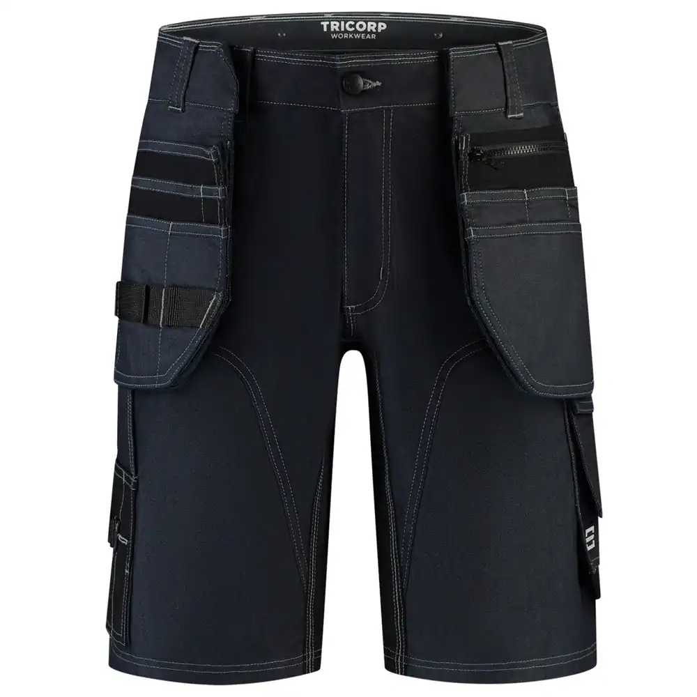 Stretch Jeans Short Redefined met Holsterzakken Ink