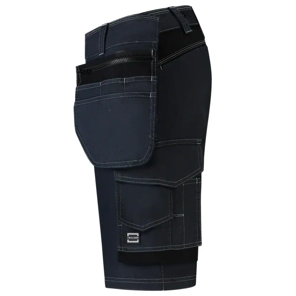 Stretch Jeans Short Redefined met Holsterzakken Ink