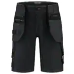 Stretch Jeans Short Redefined met Holsterzakken Zwart