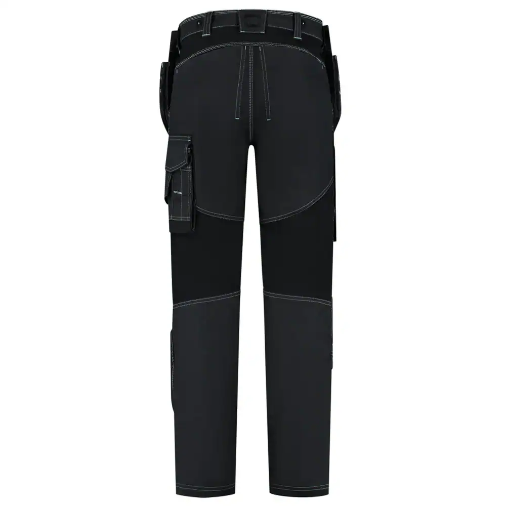 Stretch Jeans Werkbroek Redefined met Holsterzakken Zwart