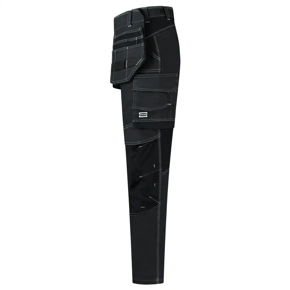 Stretch Jeans Werkbroek Redefined met Holsterzakken Zwart