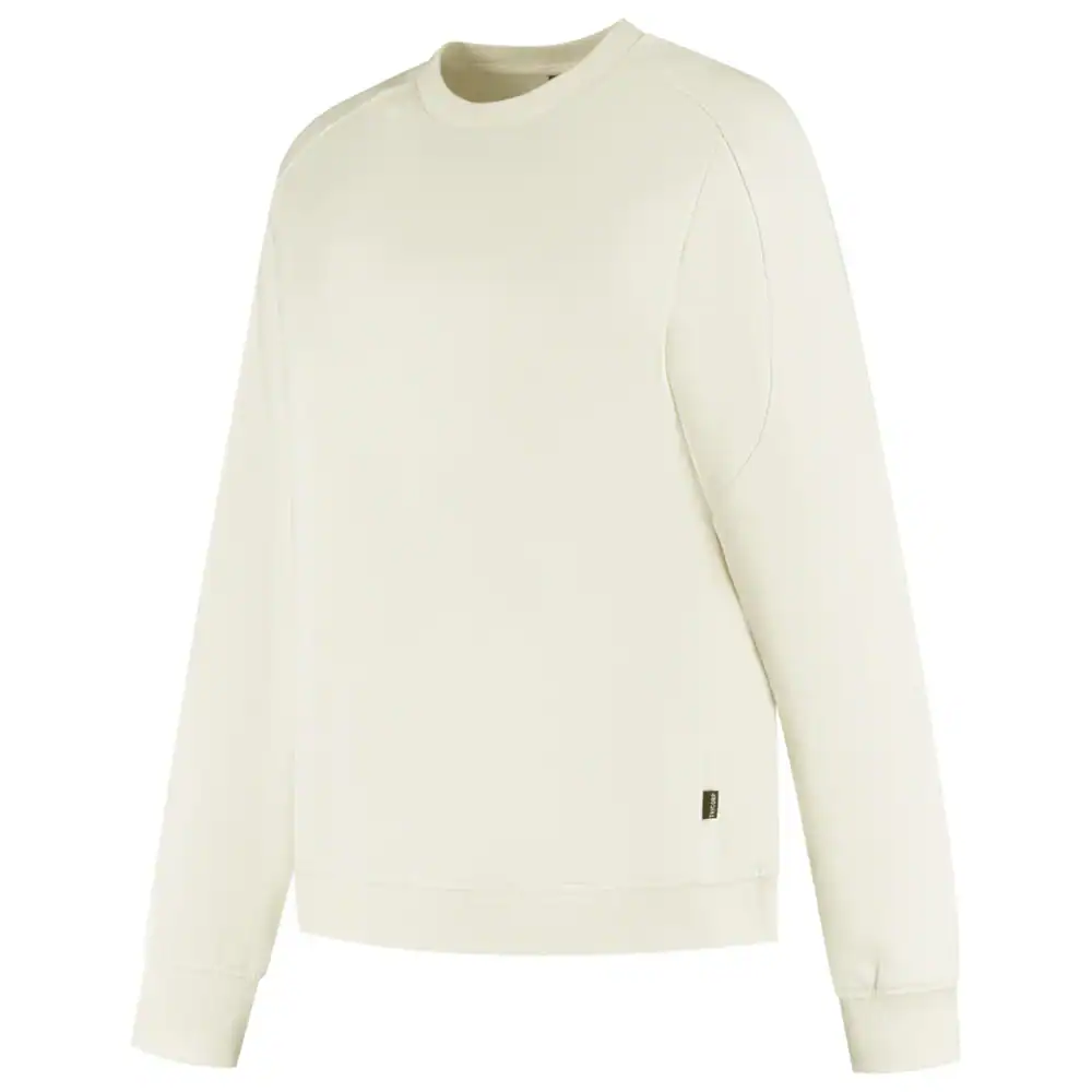 Sweater met Ronde Hals Redefined Dames Off-White