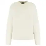 Sweater met Ronde Hals Redefined Dames Off-White