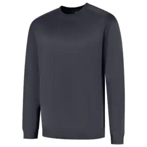 Sweater met Ronde Hals Redefined Industrieel Wasbaar Antraciet