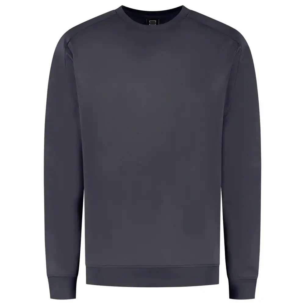 Sweater met Ronde Hals Redefined Industrieel Wasbaar Antraciet
