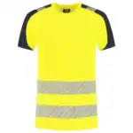 T-Shirt High-Vis Redefined Industrieel Wasbaar Fluo Geel/Ink