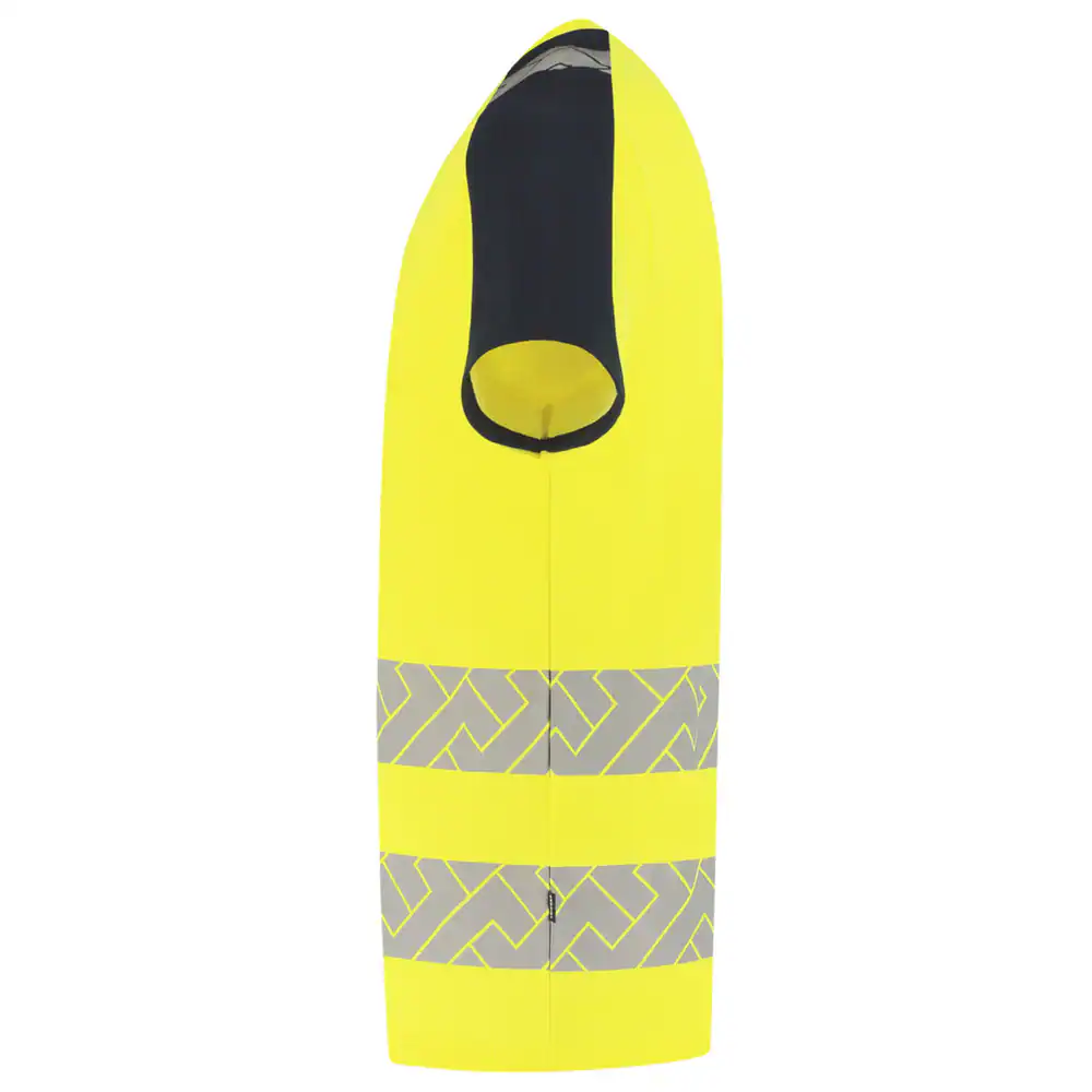 T-Shirt High-Vis Redefined Industrieel Wasbaar Fluo Geel/Ink