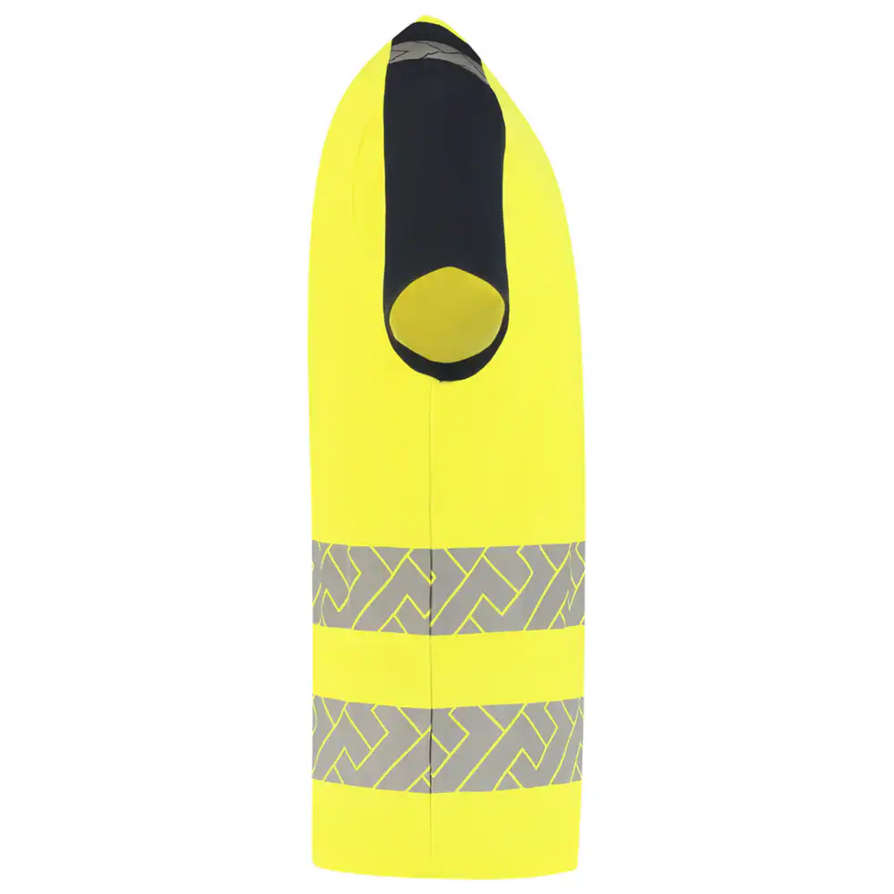 T-Shirt High-Vis Redefined Industrieel Wasbaar Fluo Geel/Ink