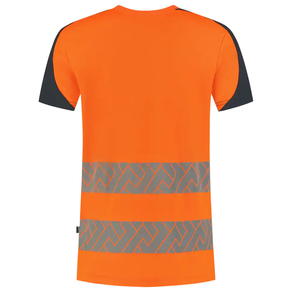 T-Shirt High-Vis Redefined Industrieel Wasbaar Fluo Oranje/Ink